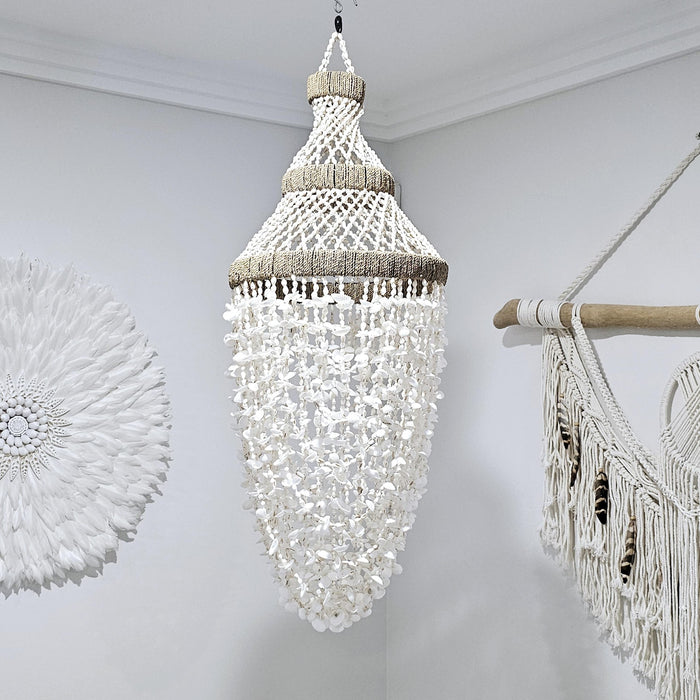 Bora Bora Shell Chandelier