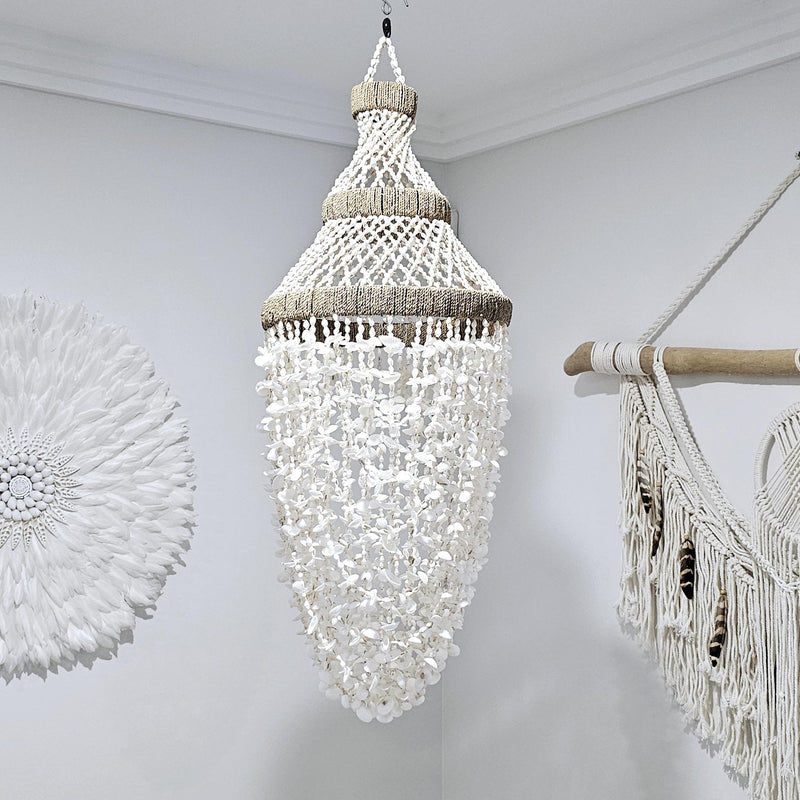 Bora Bora Shell Chandelier
