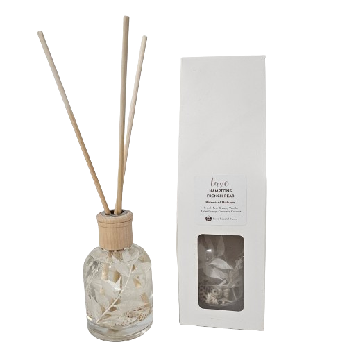 Luxe Botanical Diffuser 200 ml | Boston Jar | Natural Reeds