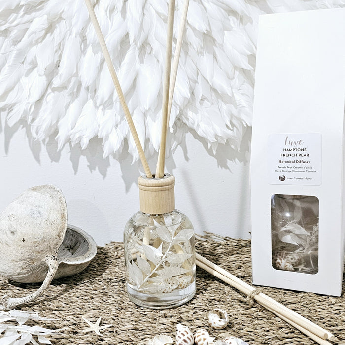 Luxe Botanical Diffuser 200 ml | Boston Jar | Natural Reeds