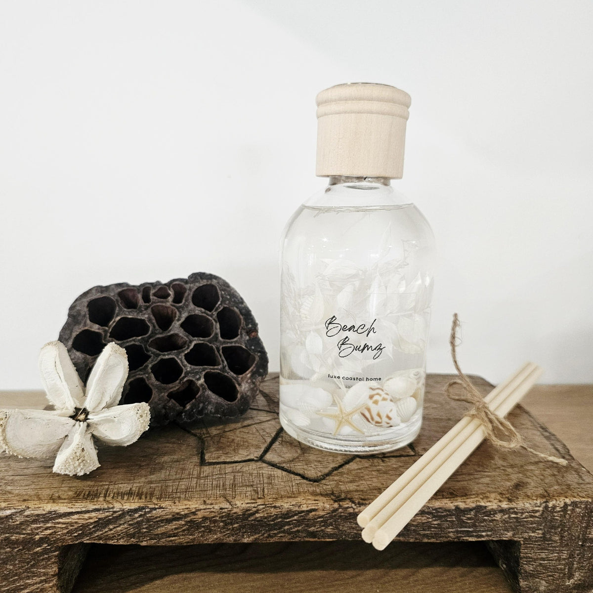 Luxe Botanical Diffuser | Boston Jar | Natural Reeds