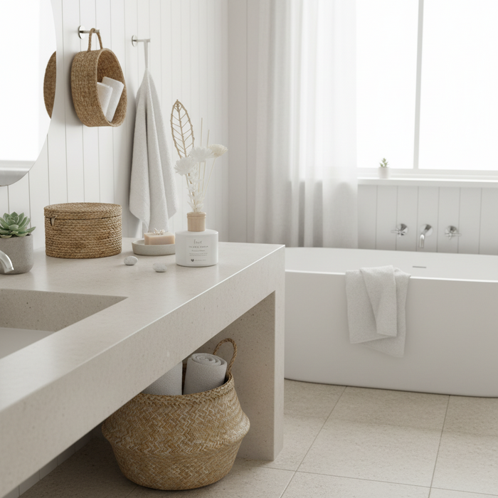 Botanical_Diffuser_White_Jar_Coastal_Home_Decor Australian Beach HOuse