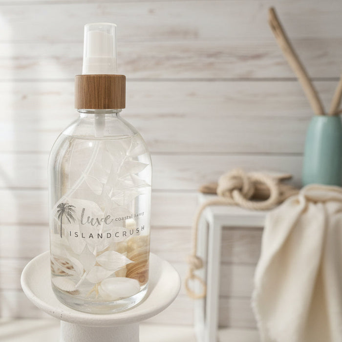 Coastal Sea Shell Botanical Room Spray for Australian Beach House decor