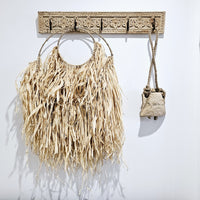 Bronte Raffia Double Hoop Wall Hanging