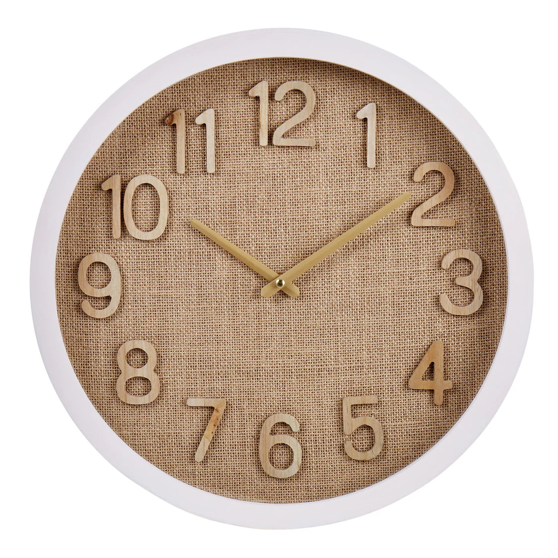 Oakley Linen Wall Clock | 40 cm