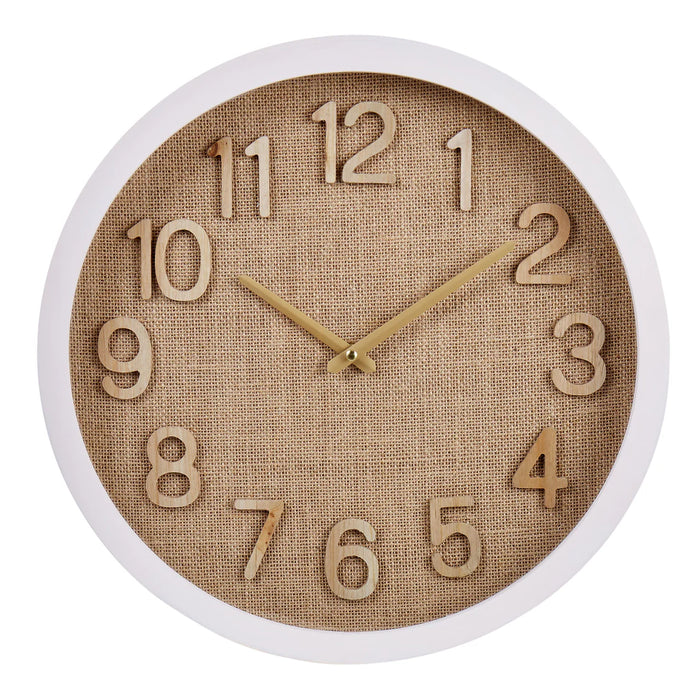 Oakley Linen Wall Clock | 40 cm
