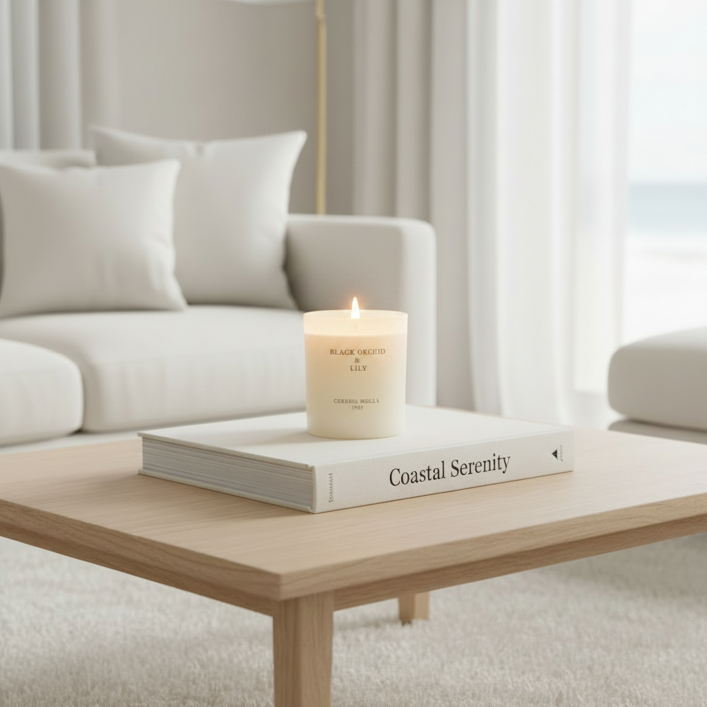 Luxury home fragrance candle by Cerería Mollá 1899 with organic soy wax and essential oils