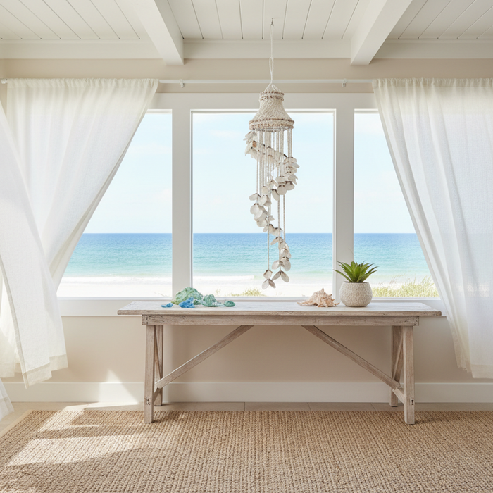 Cabo_Coastal_Decor_Shell_Wind_Chime Balinese  Home Decor Australia