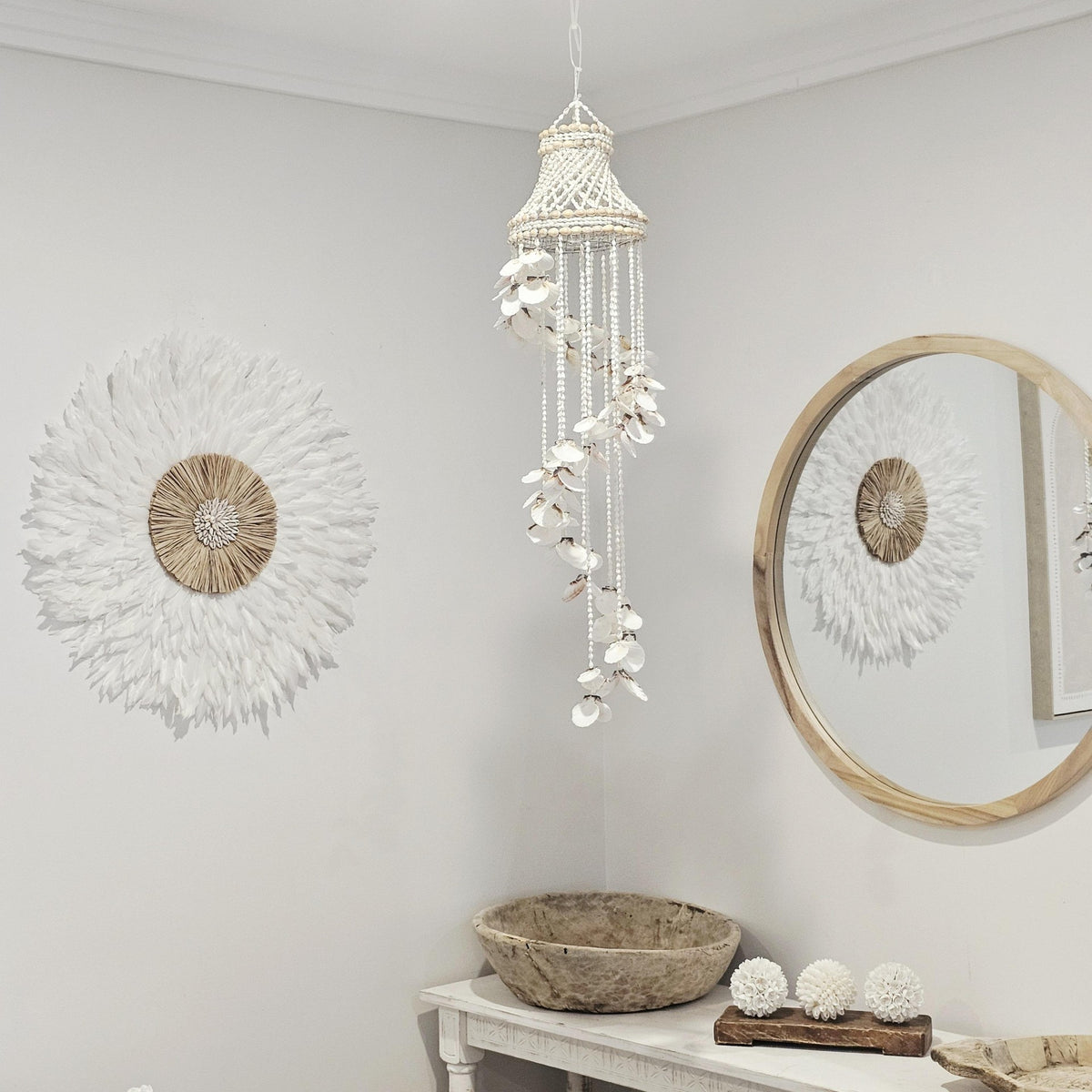 Cabo_Coastal_Decor_Shell_Wind_Chime Balinese  Home Decor Australia