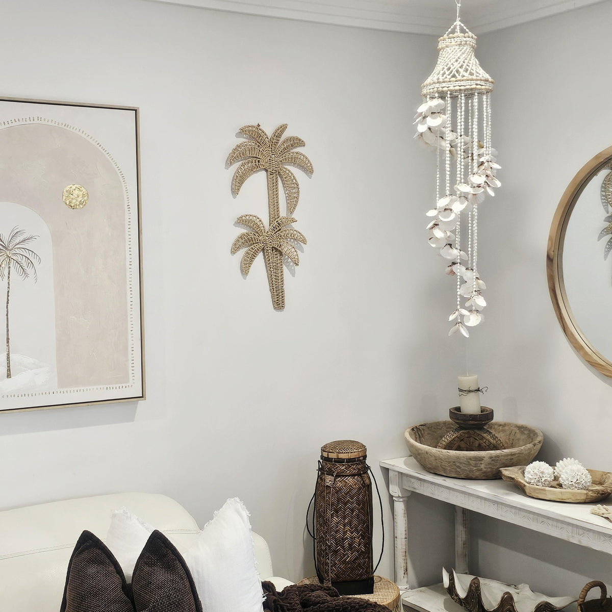 Cabo_Coastal_Decor_Shell_Wind_Chime Balinese  Home Decor Australia