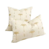 Cabo Tropical Palm Tree Cushion | Sand 60x40 cm