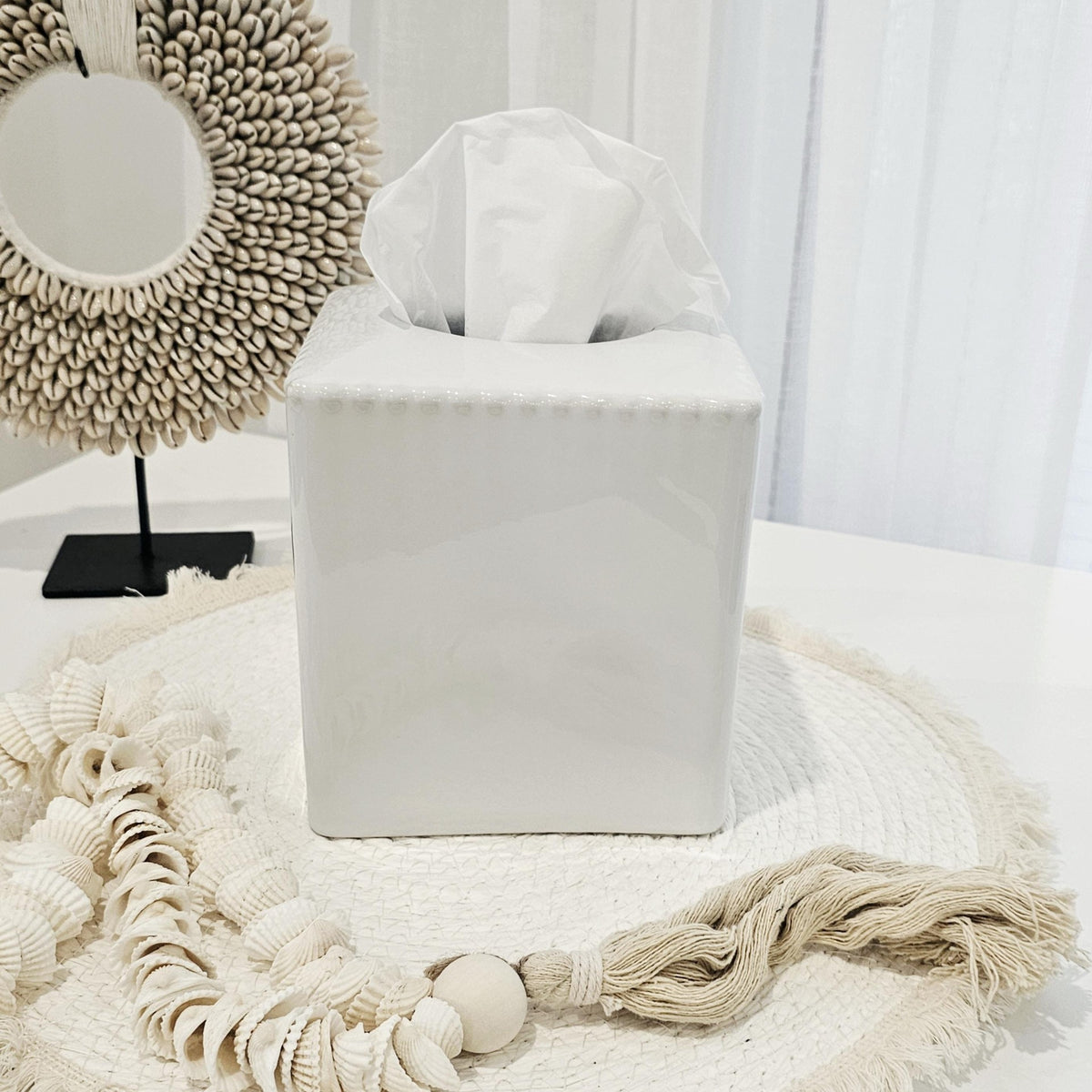 Dove Square Tissue Box Cover