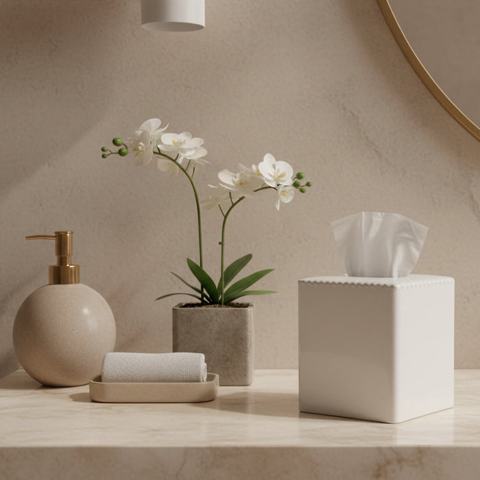 Ceramic_Tissue_Box_Cover for australian beach house and contemporary home decor