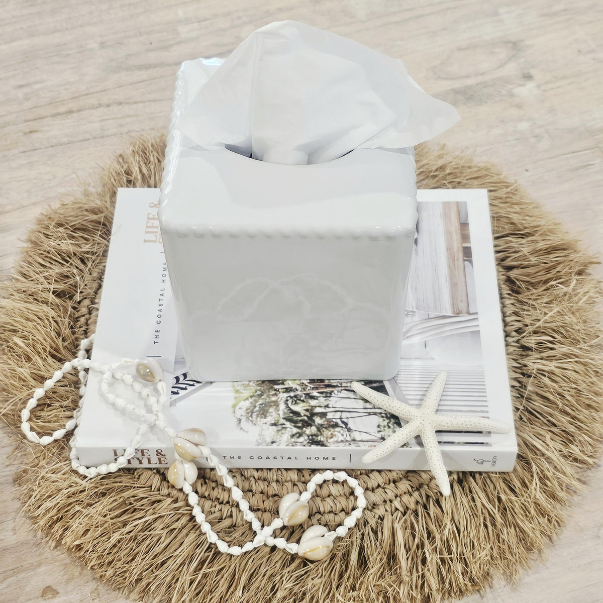 Dove Square Tissue Box Cover