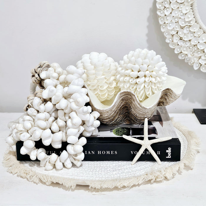 Resin Vintage Clam Shell | 29 cm