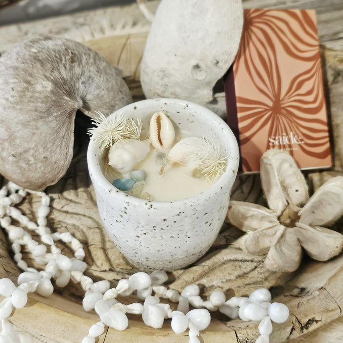 Coastal Crystal Shell Candles_on_Parat_Plate