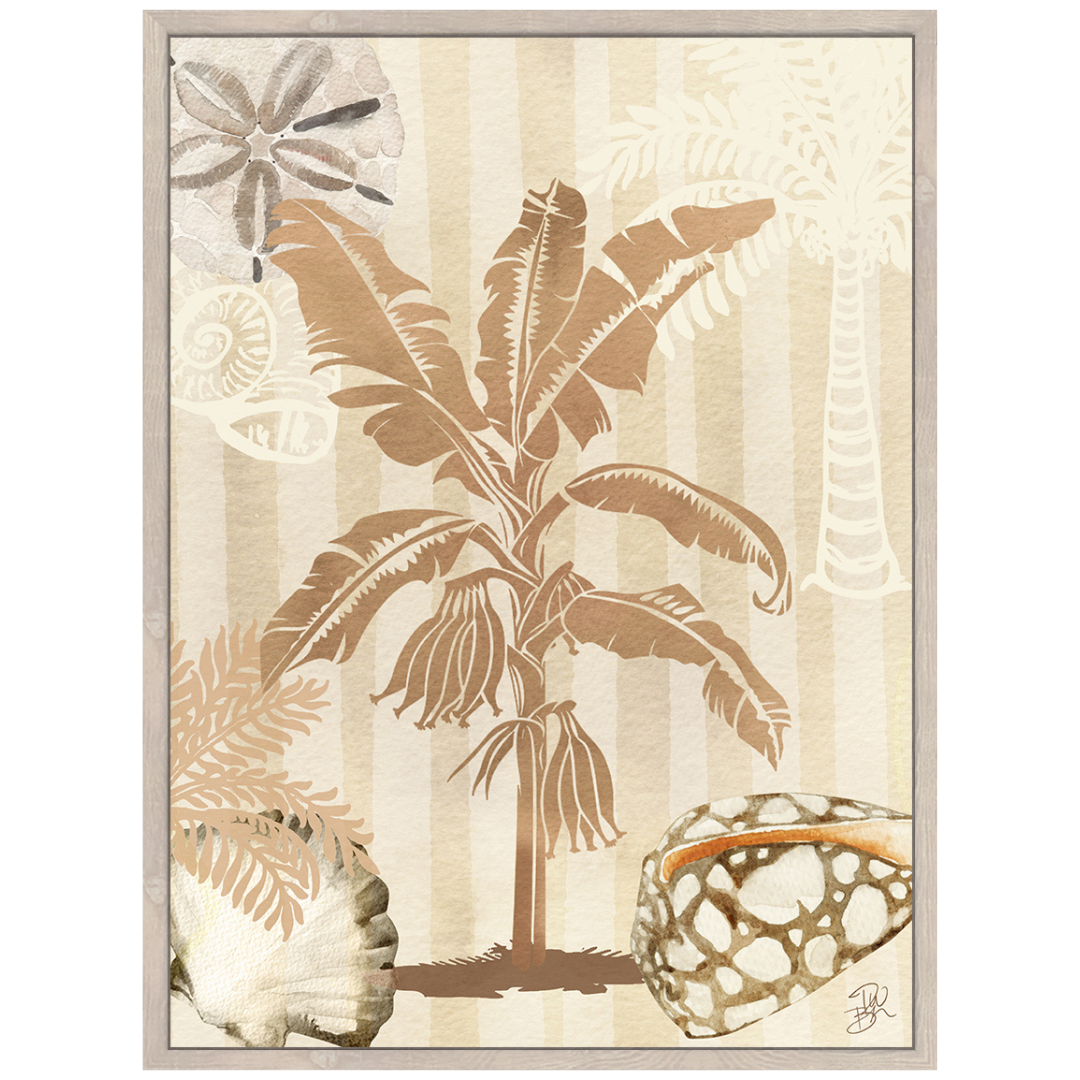 Coco Palm Framed Canvas | Pre Order Arriving next week