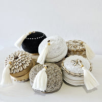 Cove Beaded Box | Round