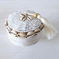 Cove Beaded Box | Round