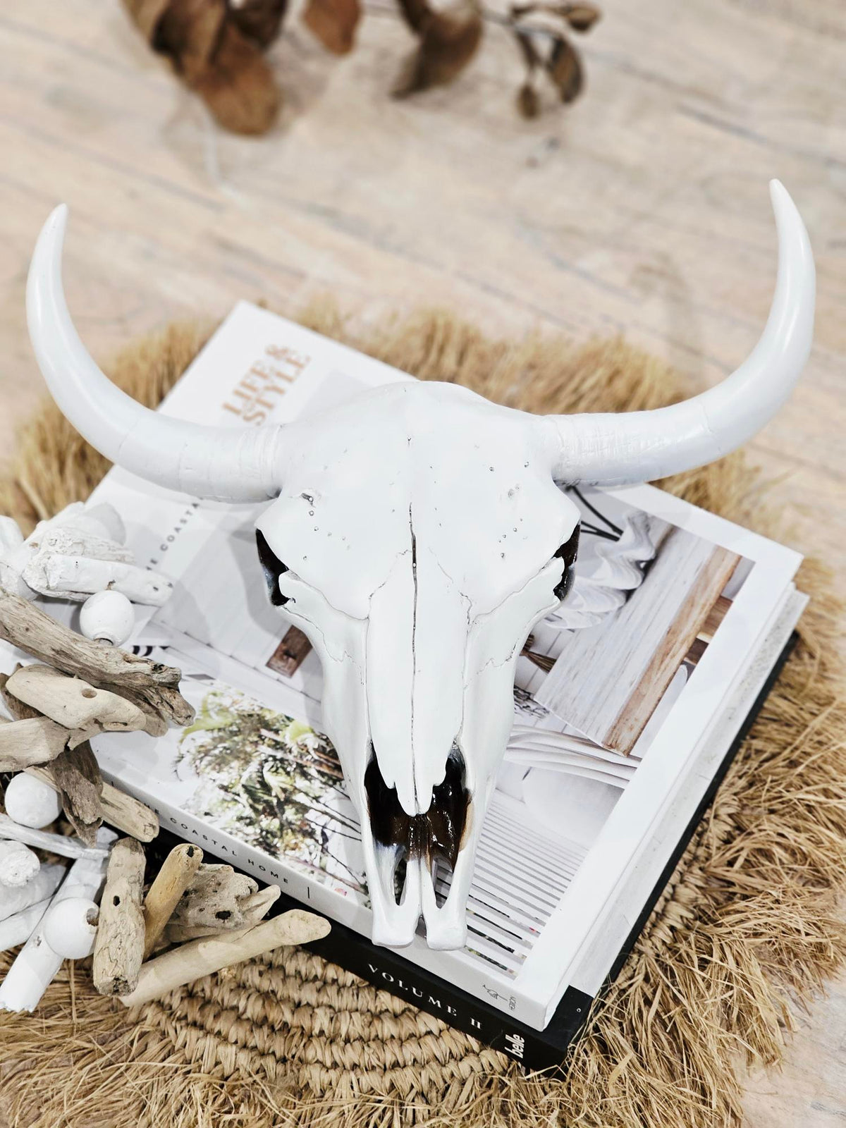 Boho Cow Skull | 30 cm