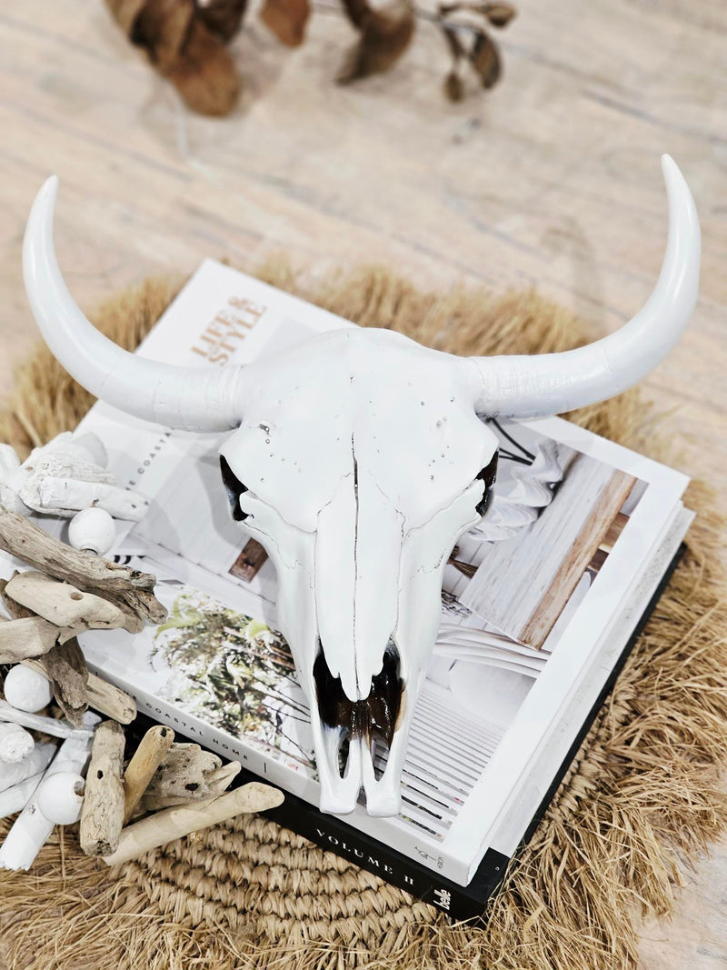 Boho Cow Skull | 30 cm
