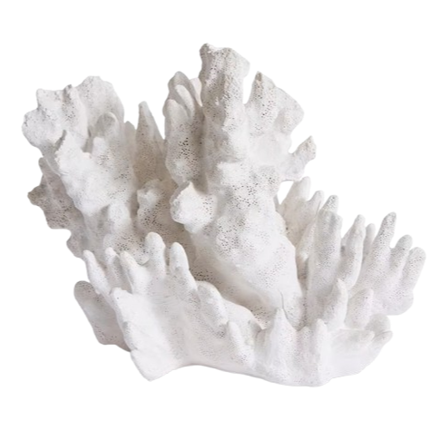 White Wave Coral Sculpture Artificial