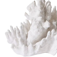 White Wave Coral Sculpture Artificial