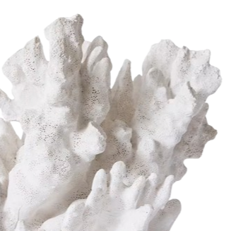 White Wave Coral Sculpture Artificial