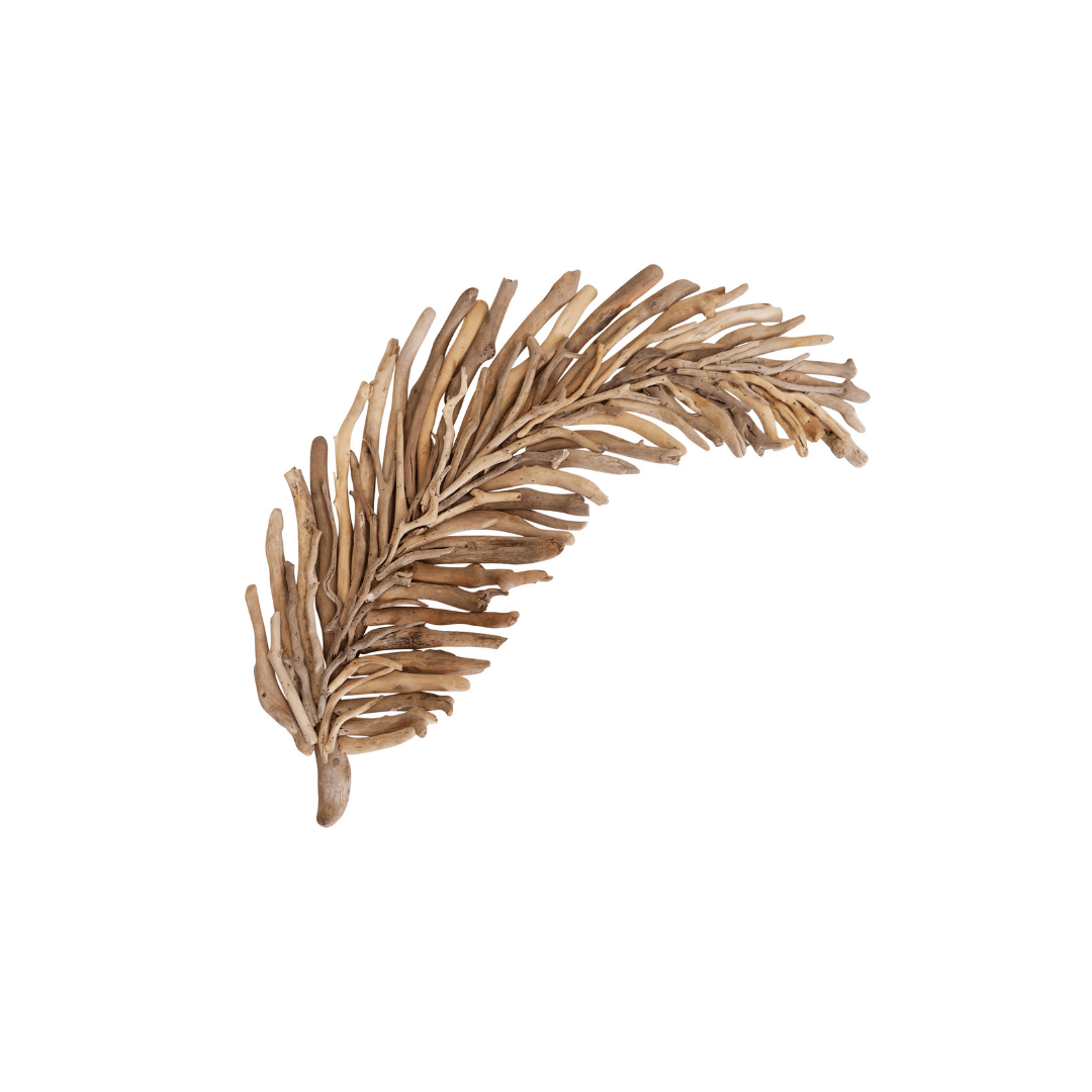 Swaying Driftwood Leaf Wall Hanging