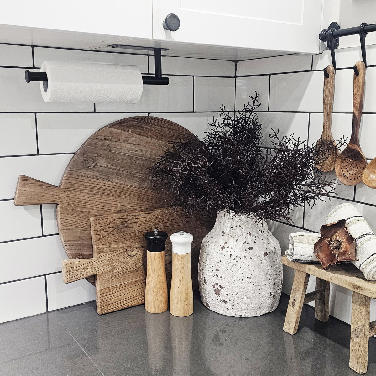 Reclaimed Elm Board | Round