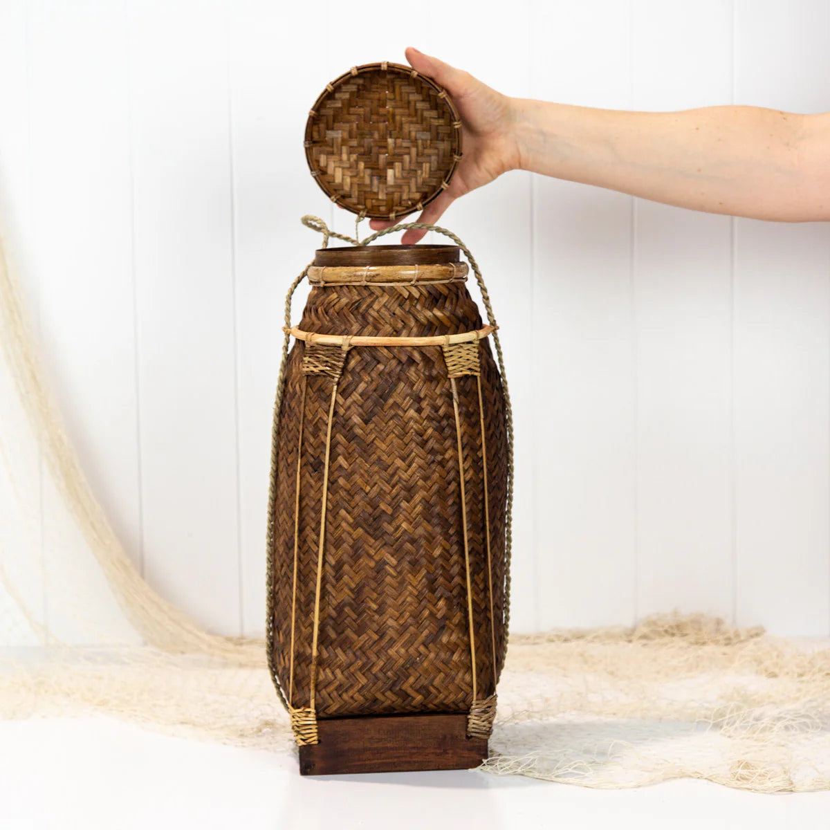 Lombok Woven Fishing Basket