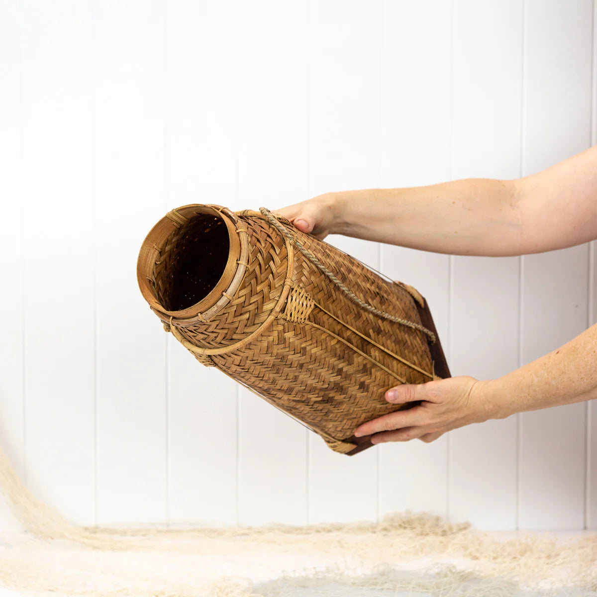 Lombok Woven Fishing Basket