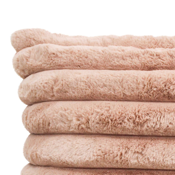 Desert Haze Faux Fur Cushion.