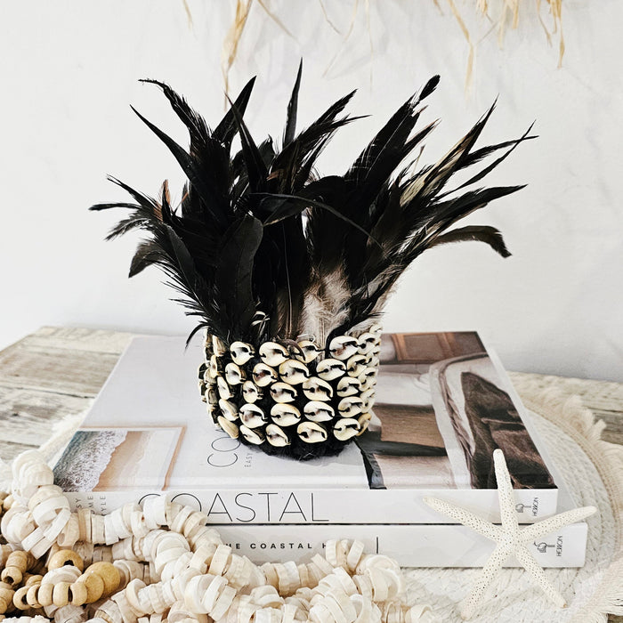 Feather and Shell Headdress