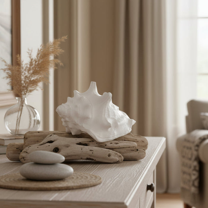 Artifical sea shell coastal beach house decor