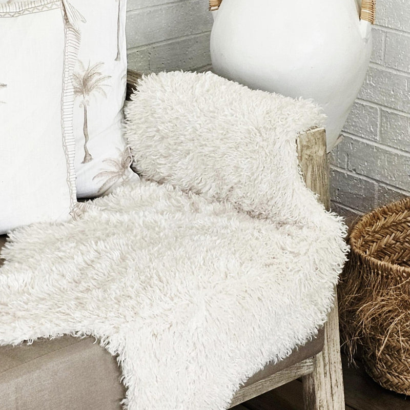 Maverick Wooly Faux Fur Throw