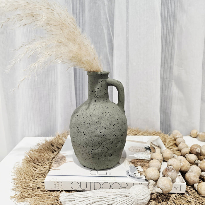 Mediterranean Rustic Urn | Single Handle | 3 Colours