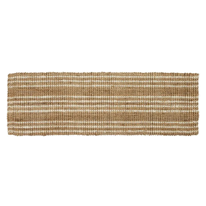 Coastal Heavy Jute Rug | Natural + White