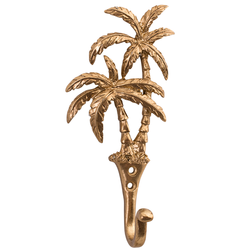 Palm Cove Brass Wall Hook