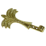 Coco Isle Palm Tree Brass Wall Hook