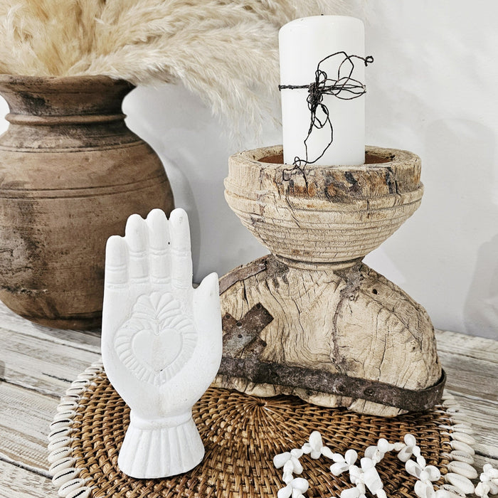 Amor Heart in Hand Sculpture | 3 Colours