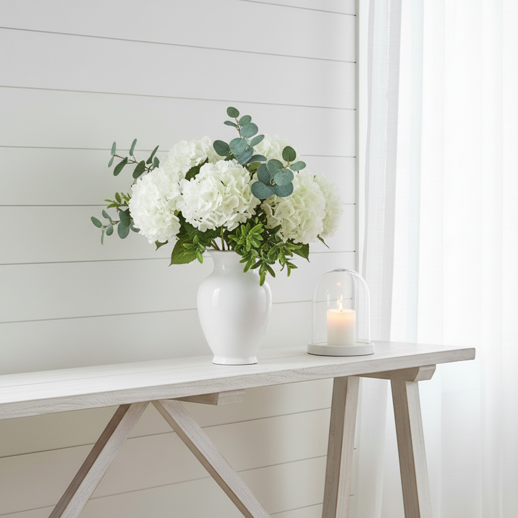 Hydrangea Stem | White
