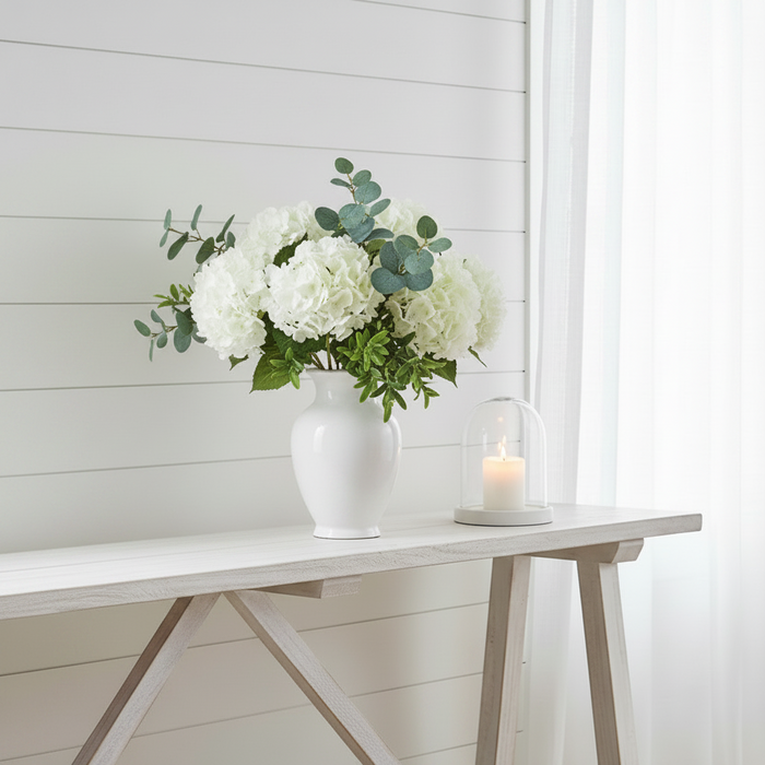 Hydrangea Stem | White