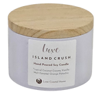 Travel Tin Luxury Coco Soy Candle with Sea Shells