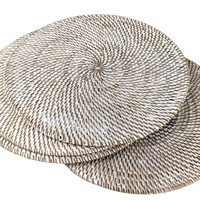 Rattan Place Mat | Whitewash