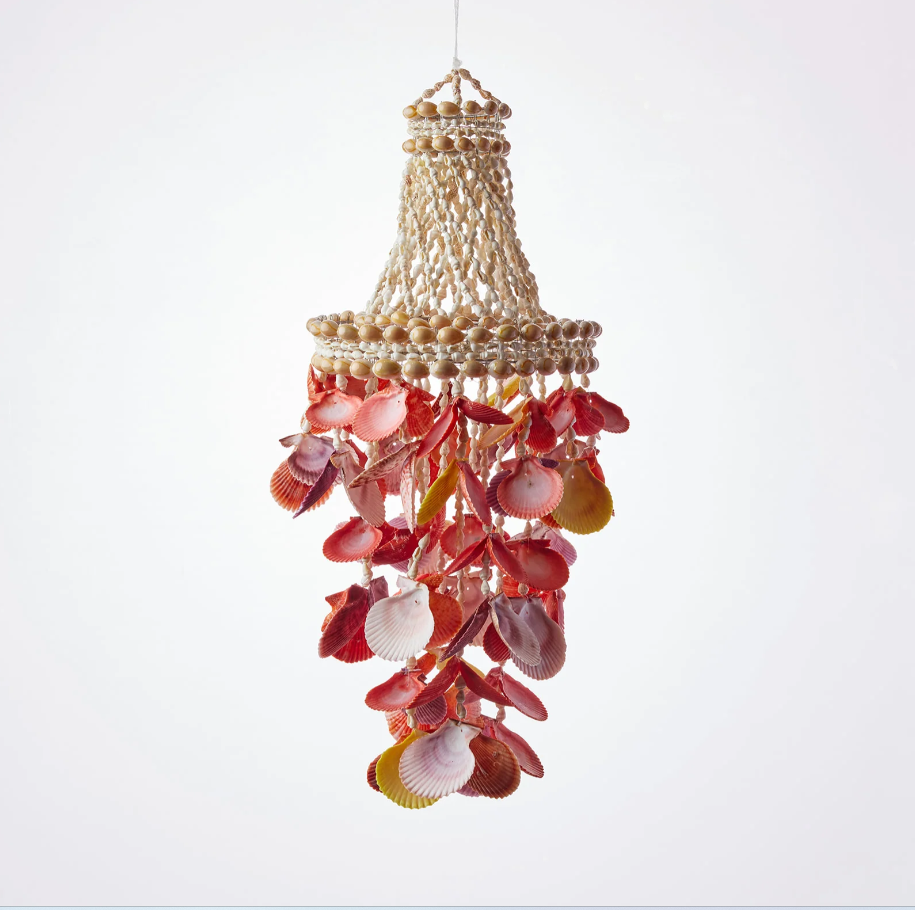 Sunset Shell Wind Chime Chandelier
