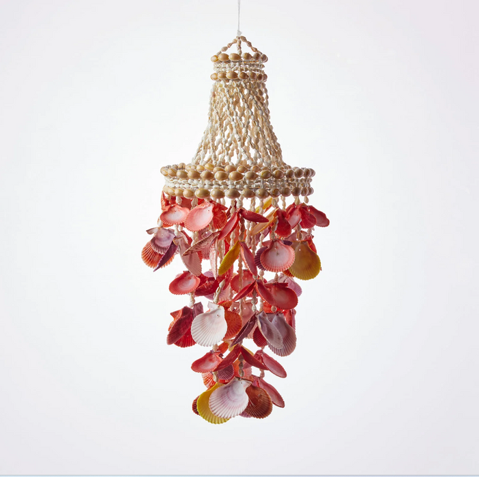 Sunset Shell Wind Chime Chandelier