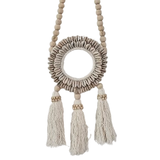 Lola Boho Shell Halo Wall Necklace