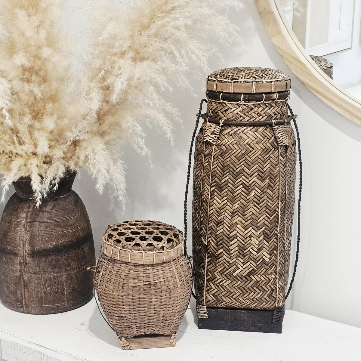 Lombok Woven Fishing Basket