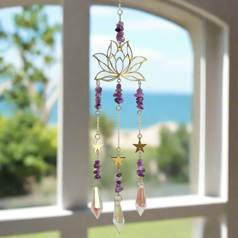 Summer Breeze Crystal Sun Catcher